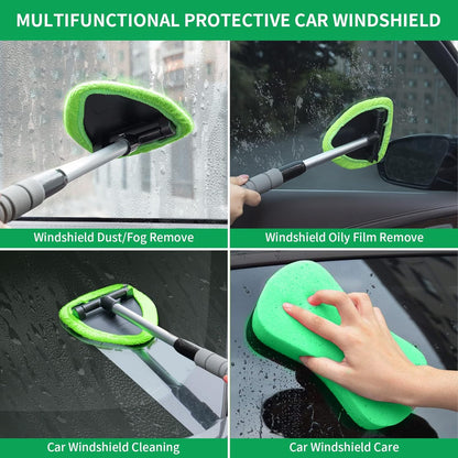 🔥Car Windshield Cleaning Tool with Extendable Handle