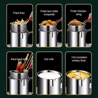 🍟🍳Exclusive offer for our fans! Limited-time low price!🎁Household stainless steel fryer